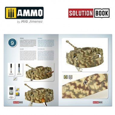 Solution Book 21 How to Paint WWII German Mid-War Vehicles A.MIG-6527