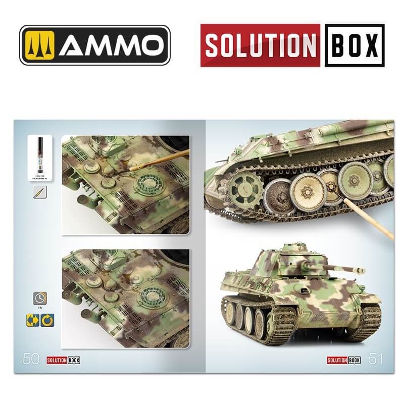 Solution Book 23 How to Paint WWII German Late War Vehicles A.MIG-6529