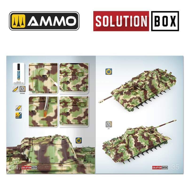 Solution Book 23 How to Paint WWII German Late War Vehicles A.MIG-6529