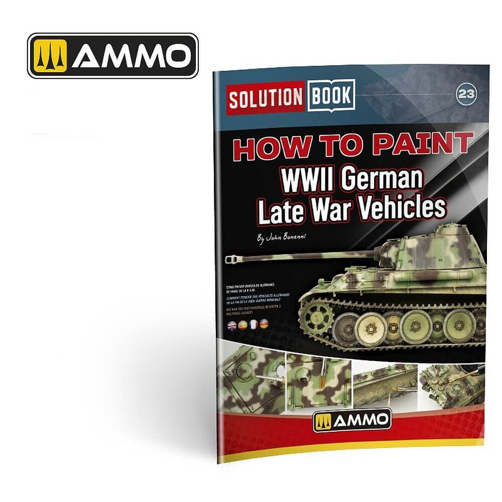 Solution Book 23 How to Paint WWII German Late War Vehicles A.MIG-6529