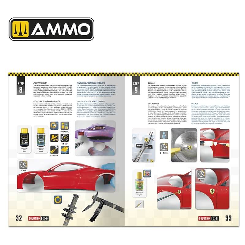 Solution Book 24 How to Paint and Lacquer Scale Cars A.MIG-6604