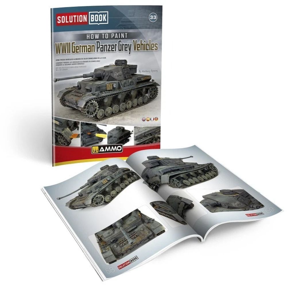 Solution Book 33 How to Paint WWII German Panzer Grey Vehicles Ammo