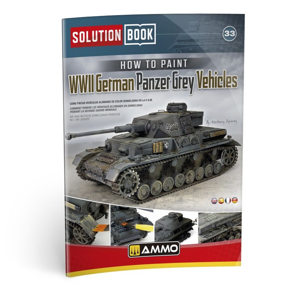 Solution Book 33 How to Paint WWII German Panzer Grey Vehicles Ammo