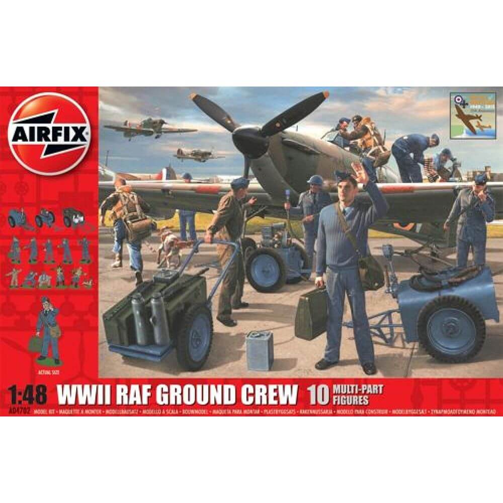 1:48 WWII RAF Ground Crew A04702 Airfix