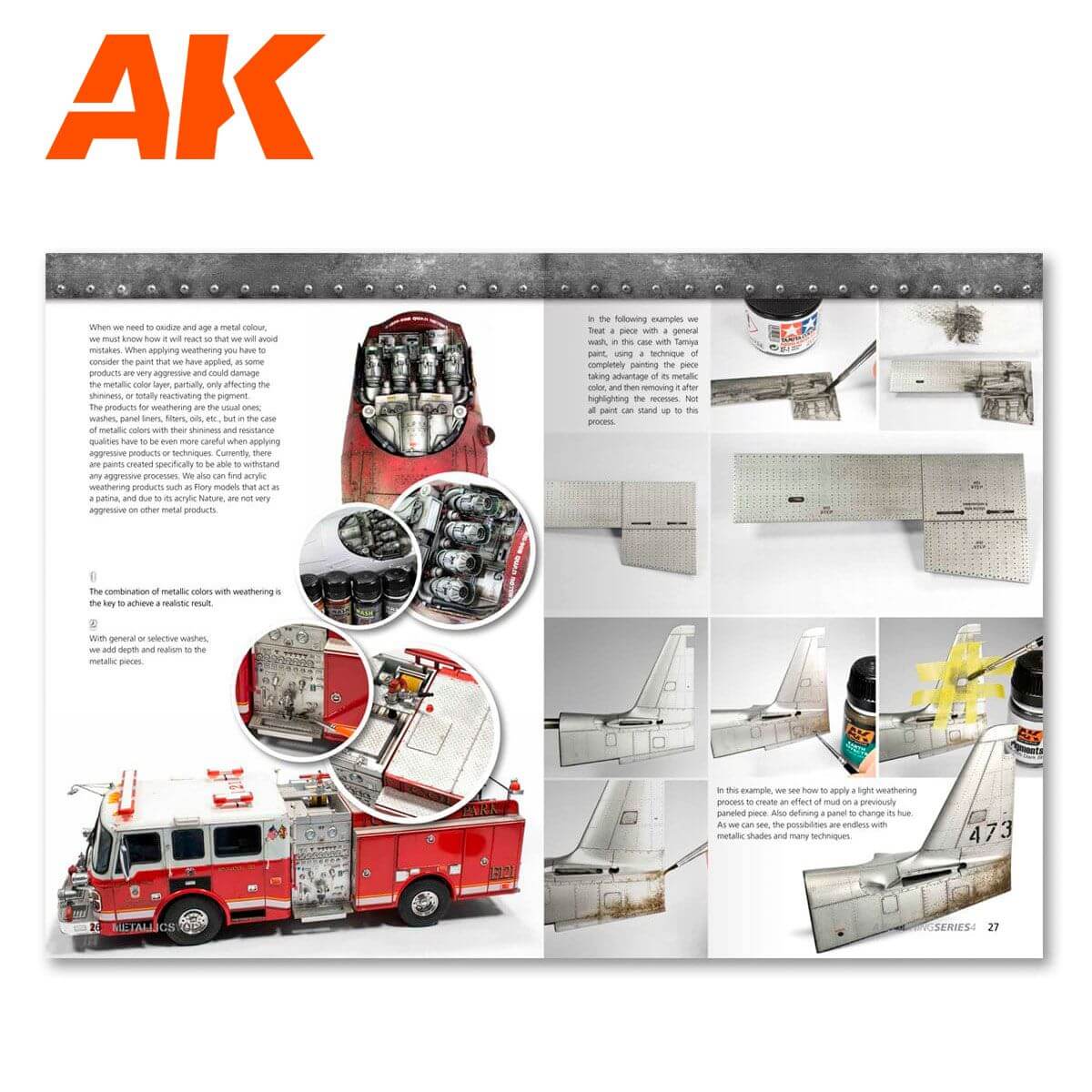 AK Learning Series 4: Metallics Vol.1 Aircraft & Vehicles AK507