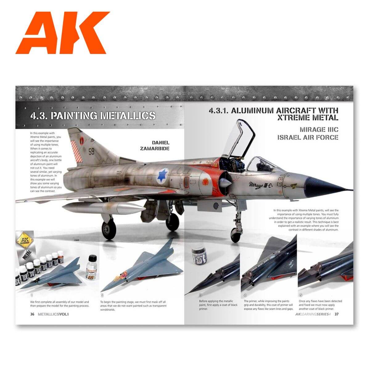 AK Learning Series 4: Metallics Vol.1 Aircraft & Vehicles AK507