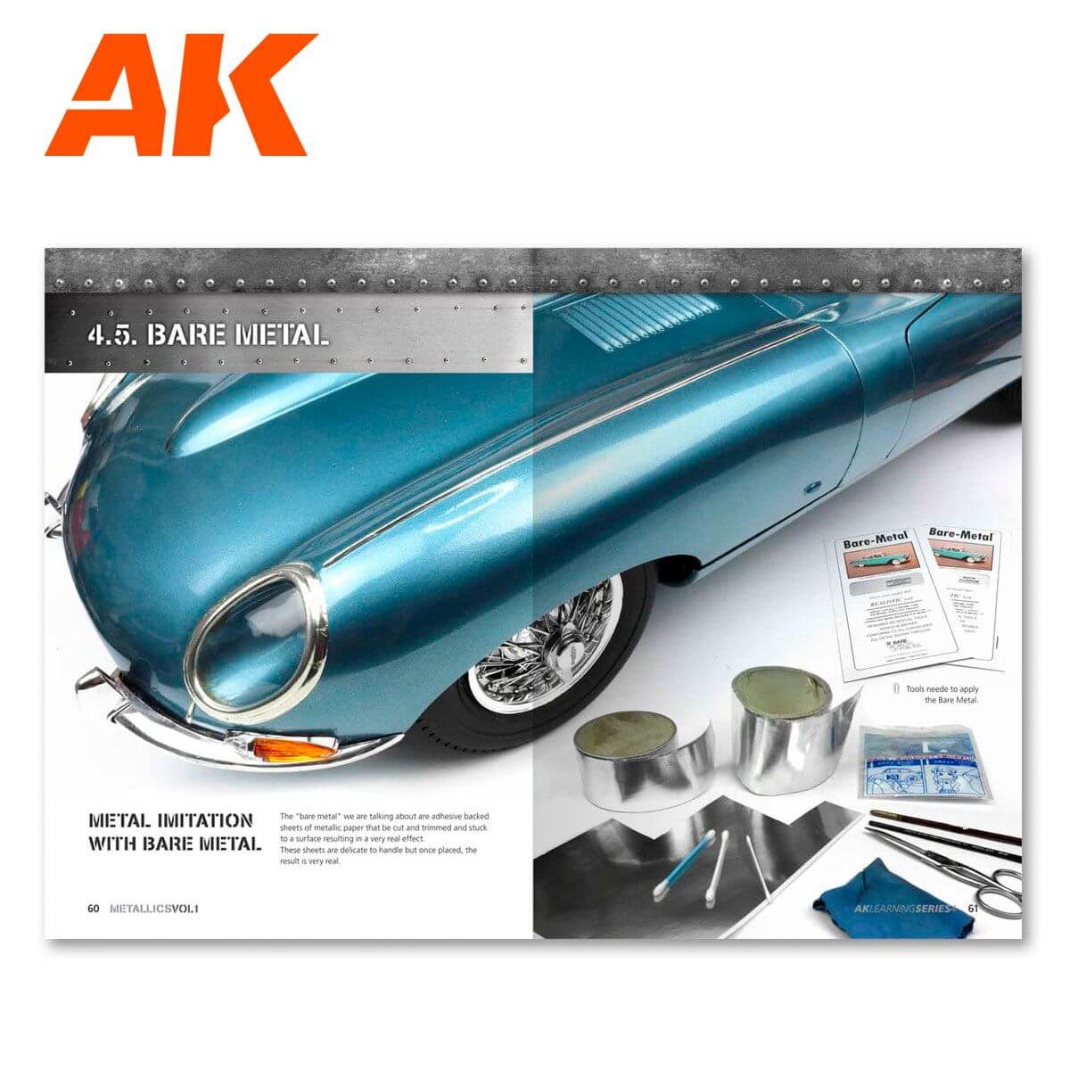 AK Learning Series 4: Metallics Vol.1 Aircraft & Vehicles AK507