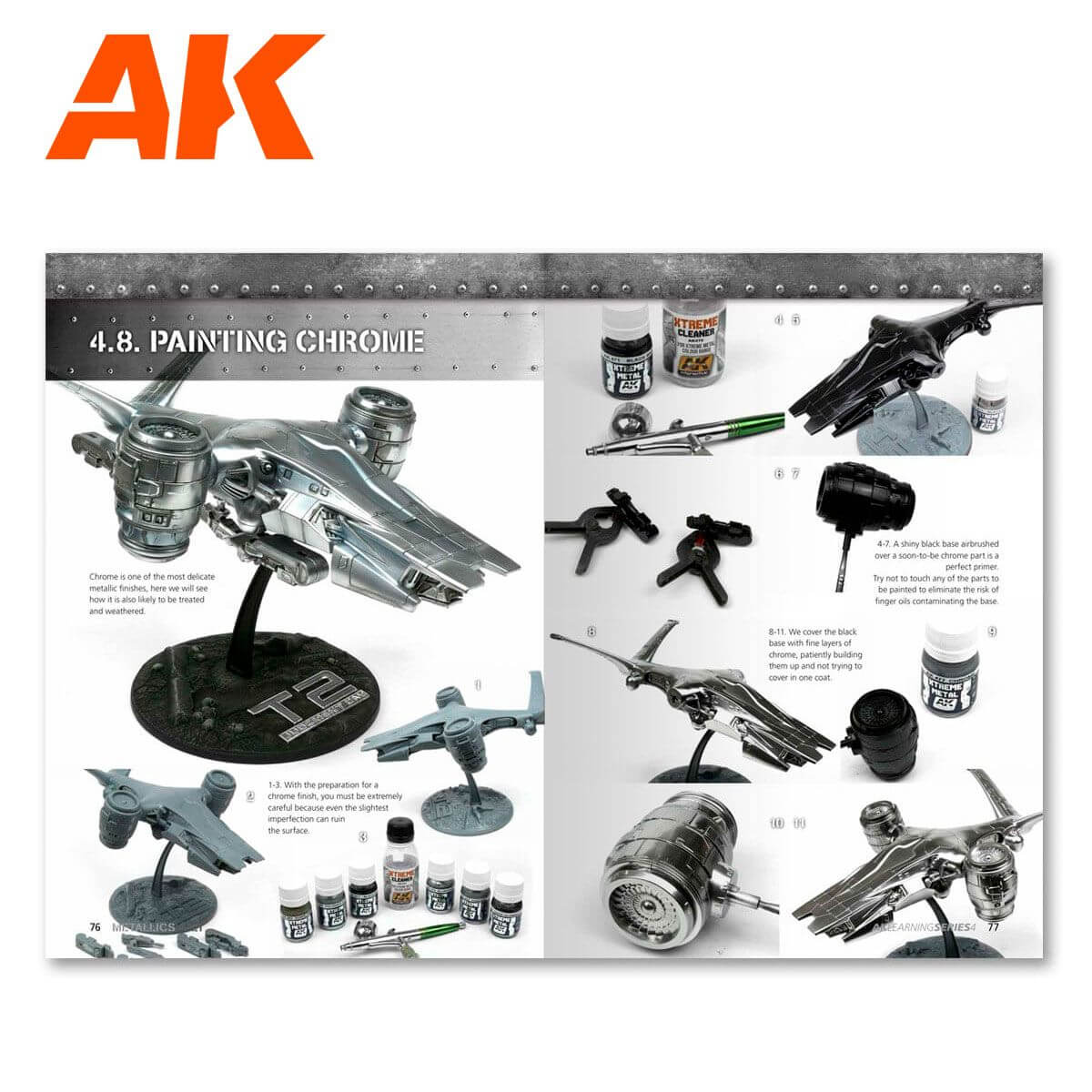 AK Learning Series 4: Metallics Vol.1 Aircraft & Vehicles AK507