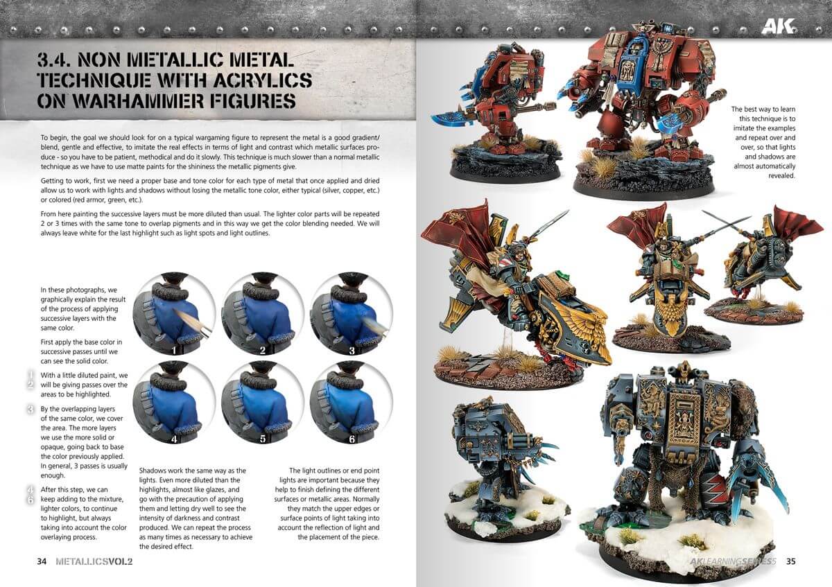 AK Learning Series 5: Metallics Vol.2 Figures Historical & Fantasy AK508
