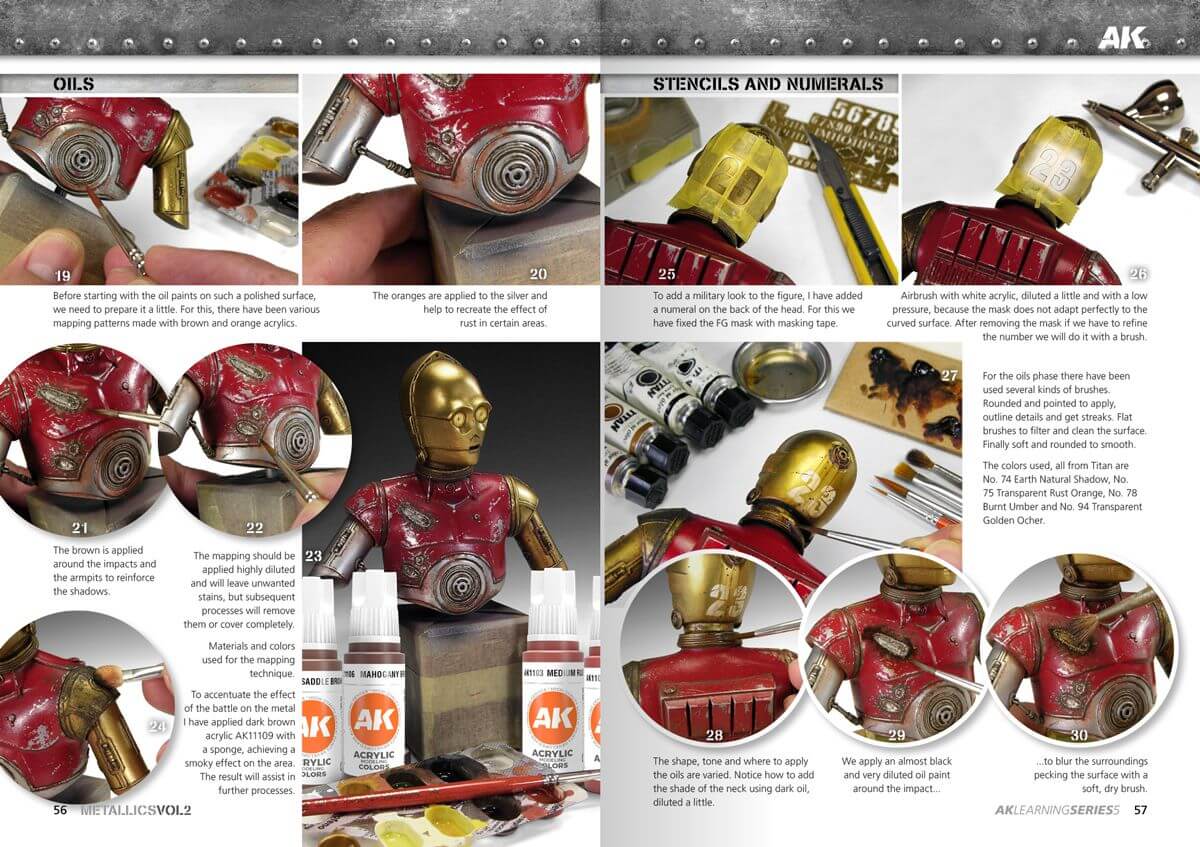 AK Learning Series 5: Metallics Vol.2 Figures Historical & Fantasy AK508