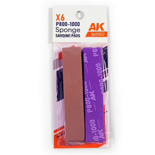 Sponge P800-1000 6pcs AK9552 AK Interactive