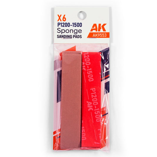 Sponge P1200-1500 6pcs AK9553 AK Interactive