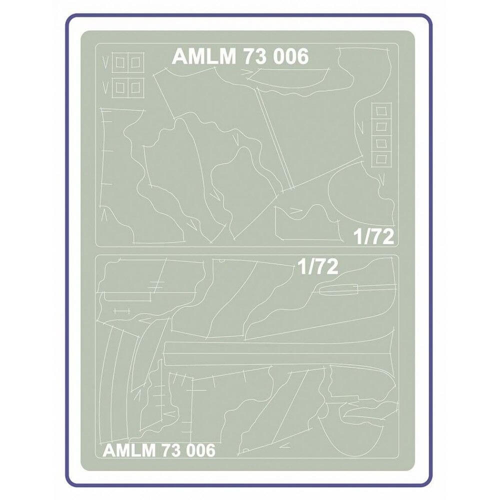 1:72 Spitfire Mk.I, Mk.II The "A" Camouflage Masking Set AMLM73006 AML