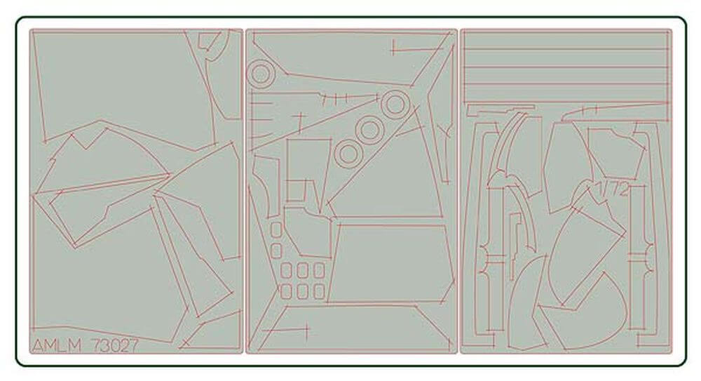 1:72 Heinkel He 111P-2 Camouflage Masking Set AMLM73027 AML