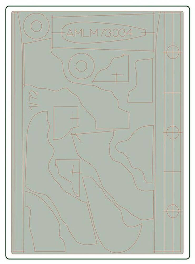 1:72 Halifax Mk.VII Camouflage Masking Set AMLM73034 AML