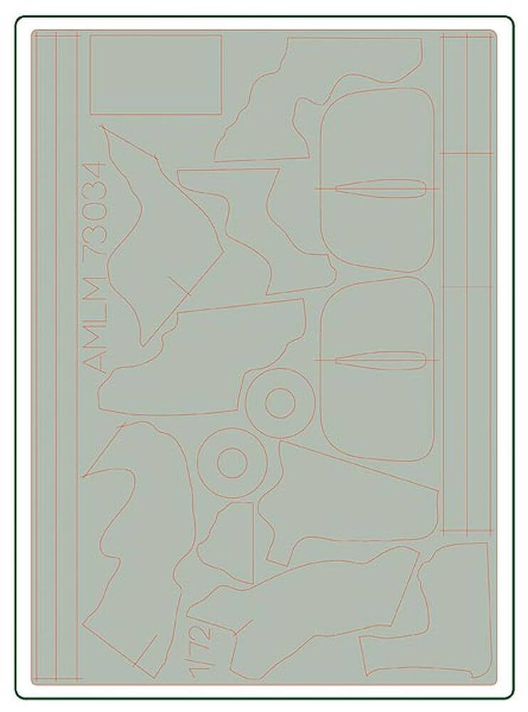 1:72 Halifax Mk.VII Camouflage Masking Set AMLM73034 AML