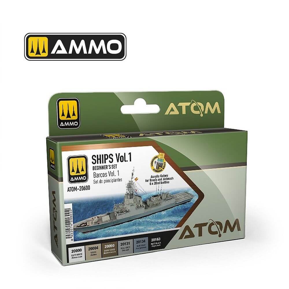 ATOM Beginners Set: Ships Vol.1 ATOM-20600 Ammo