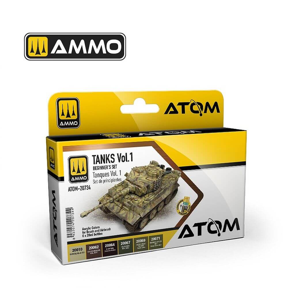 ATOM Beginners Set: Tanks Vol.1 ATOM-20734 Ammo