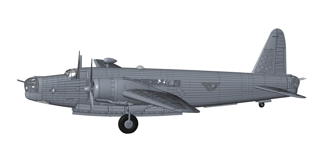1:72 Vickers Wellington Mk.IA/C A08019A Airfix