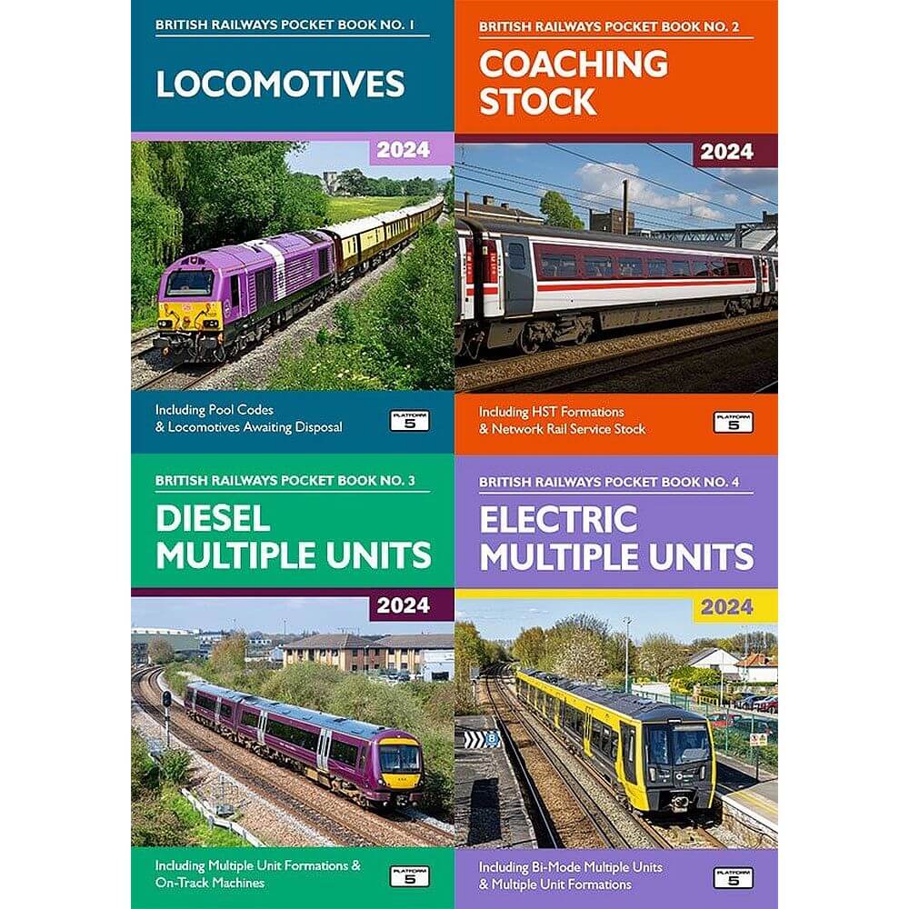 British Railways Pocket Book Bundle - Locos, CS, DMU & EMU 2024 Platform 5