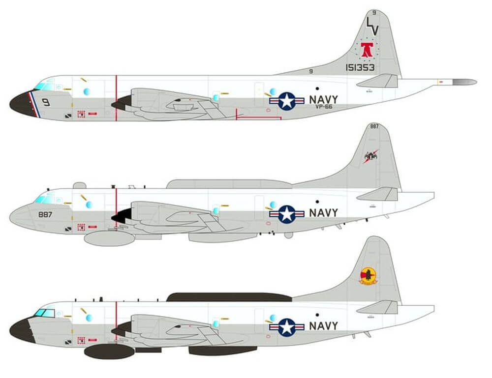 1:144 Lockheed P-3 Orion Part 1 U.S. Navy CD144024 Caracal Models