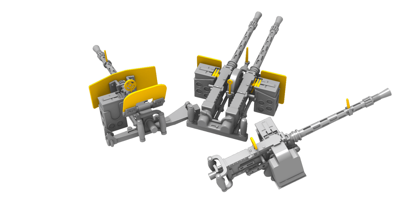 1:48 DB-7 Boston Mk.III Ventral & Dorsal Machine Guns for HK Models 4519 CMK