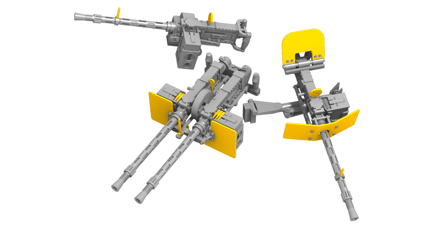 1:48 DB-7 Boston Mk.III Ventral & Dorsal Machine Guns for HK Models 4519 CMK