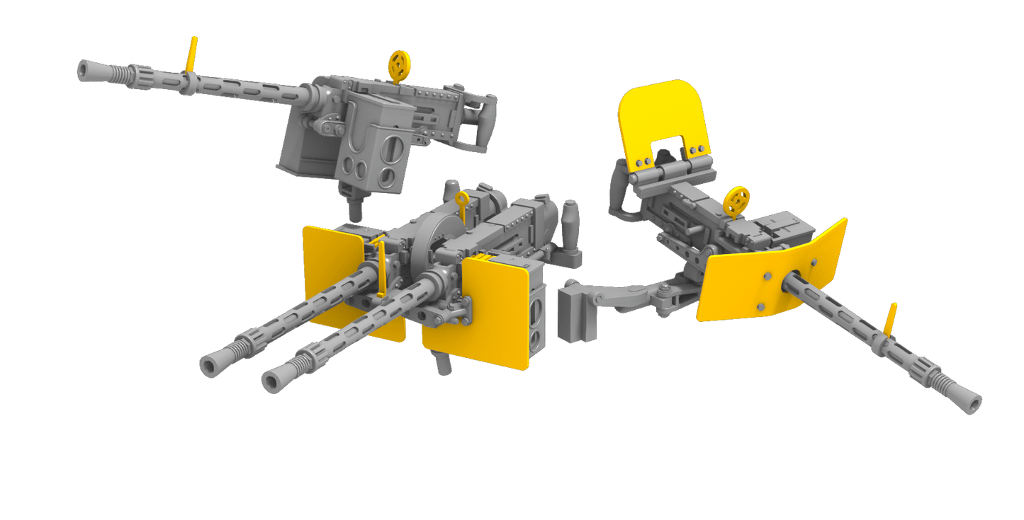 1:48 DB-7 Boston Mk.III Ventral & Dorsal Machine Guns for HK Models 4519 CMK