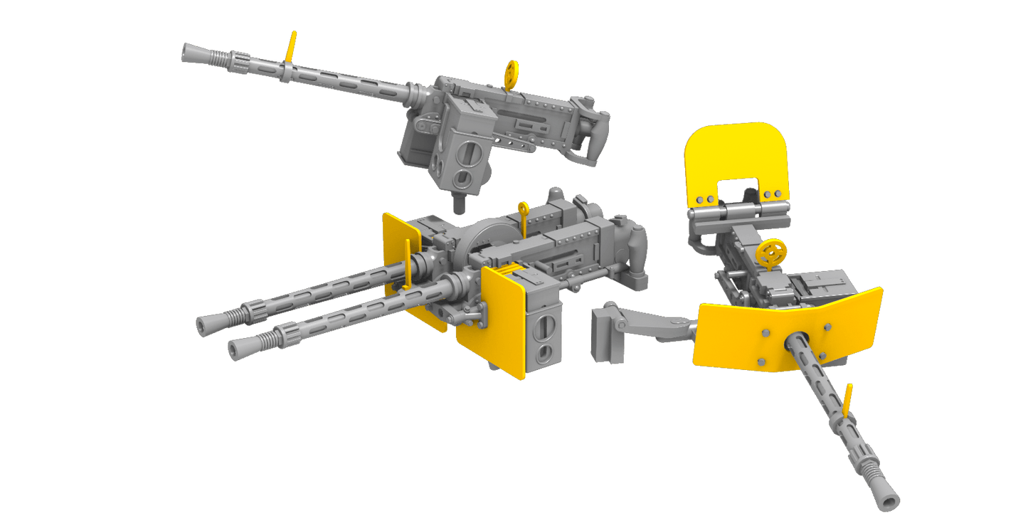 1:48 DB-7 Boston Mk.III Ventral & Dorsal Machine Guns for HK Models 4519 CMK