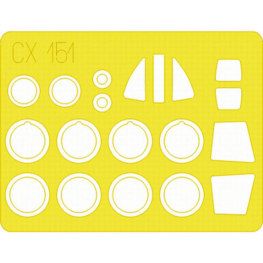 1:72 BAC TSR-2 Masking Set for Airfix CX151 Eduard