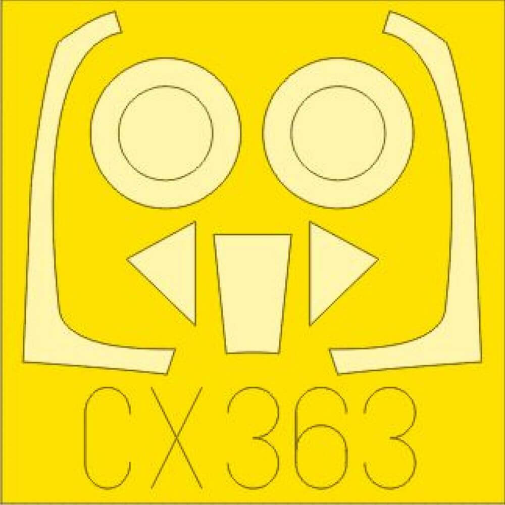 1:72 Typhoon Mk.Ib Masking Set for Airfix CX363 Eduard