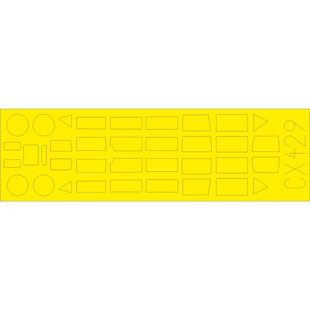1:72 B5N2 Kate Masking Set for Airfix CX429 Eduard