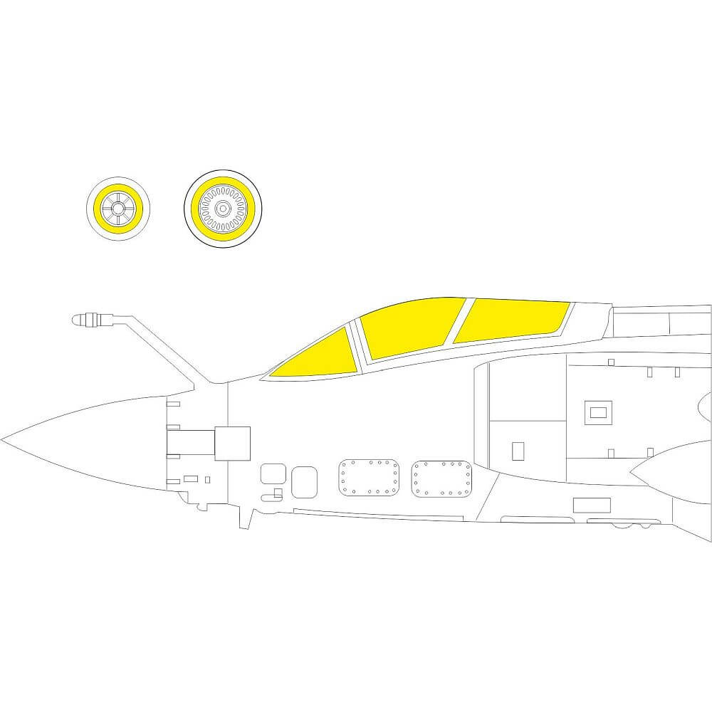 1:72 Buccaneer S.2B Masking Set for Airfix CX601 Eduard