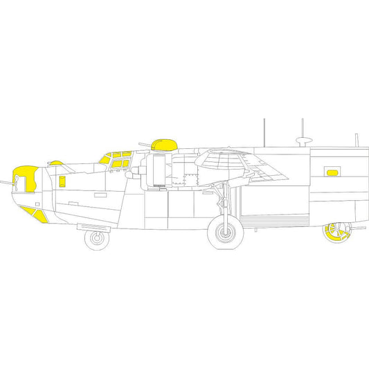 1:72 B-24H Liberator Masking Set for Airfix CX667 Eduard