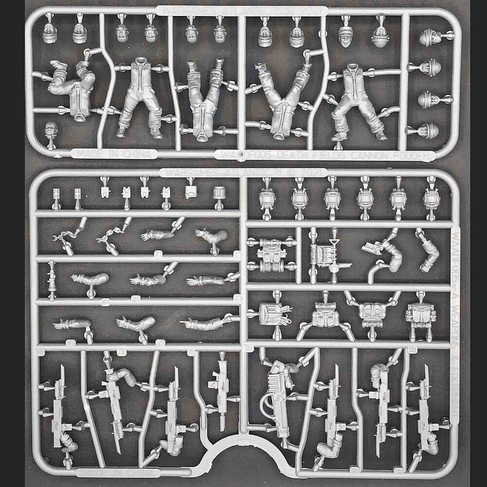 28mm Death Fields Cannon Fodder Single Sprue Wargames Atlantic