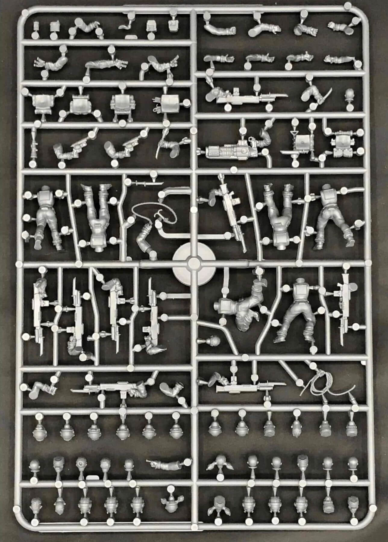 28mm Death Fields Cannon Fodder (2): Females Sprue Wargames Atlantic