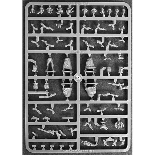 28mm Gunfighters II - The Ladies Cowgirls Great Escape Games Sprue