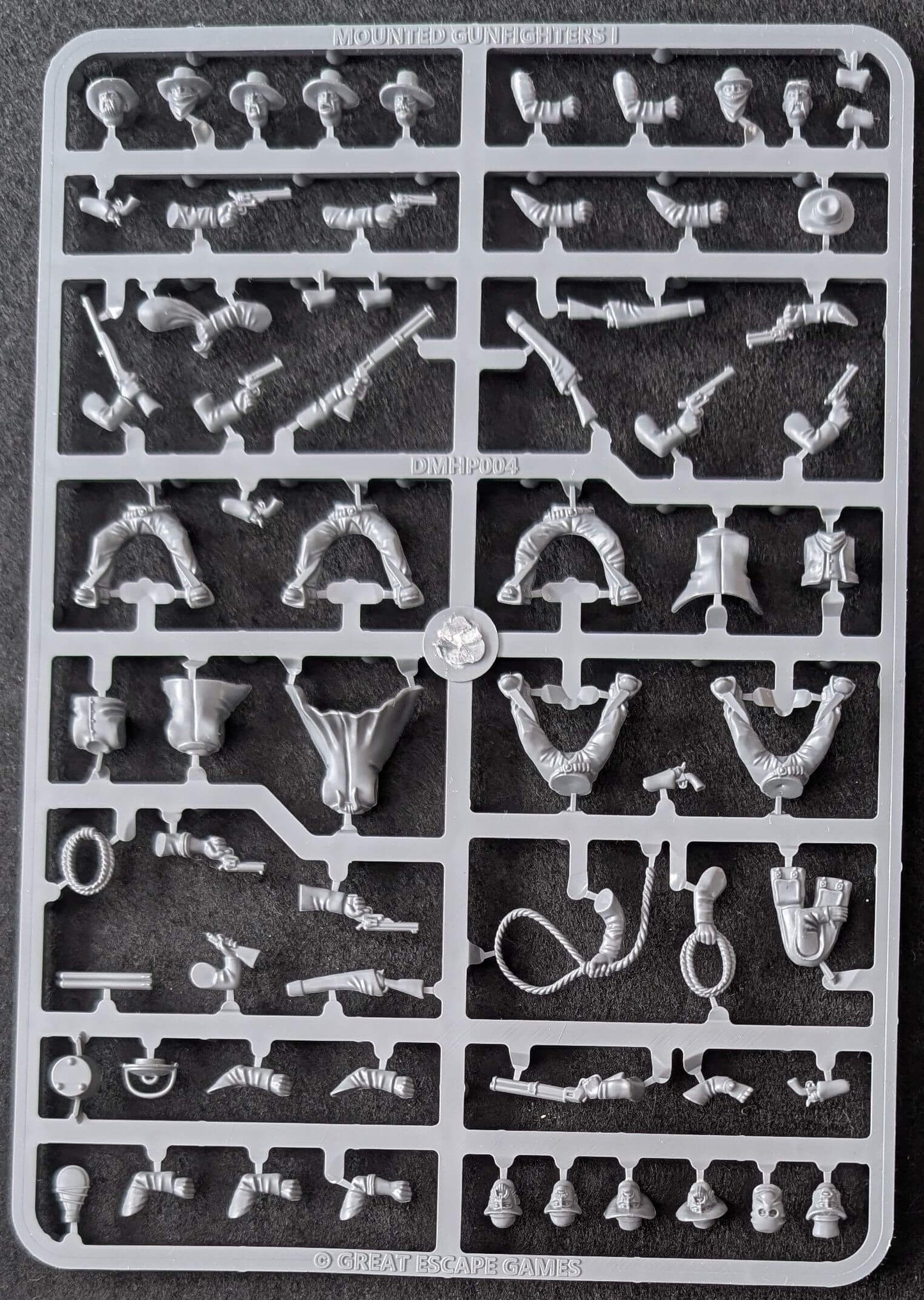 28mm DMH Mounted Gunfighters Single Sprue Great Escape Games