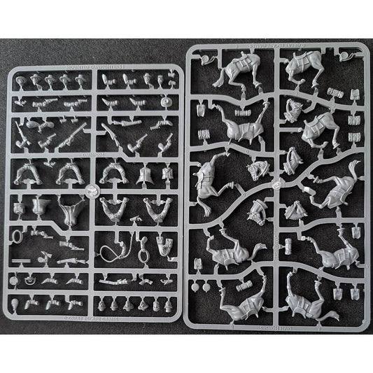 28mm DMH Mounted Gunfighters Single Sprue Great Escape Games