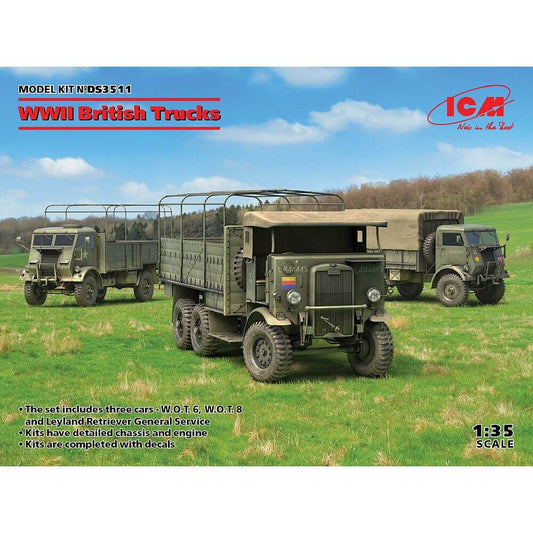 1:35 WWII British Trucks DS3511 ICM