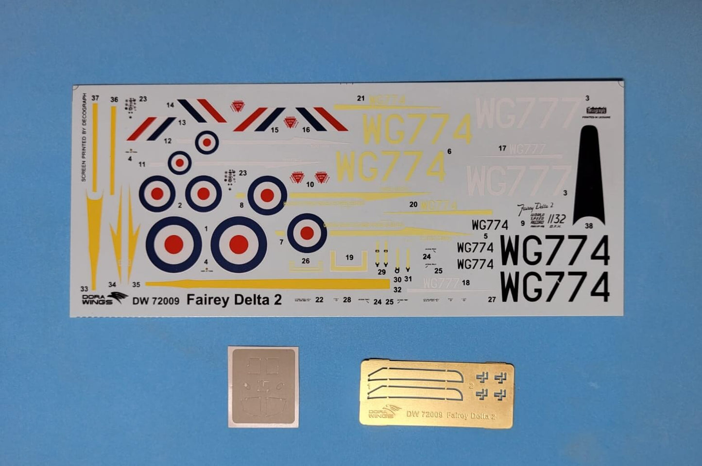 1:72 Fairey Delta 2 British Supersonic Research Aircraft DW72009 Dora Wings