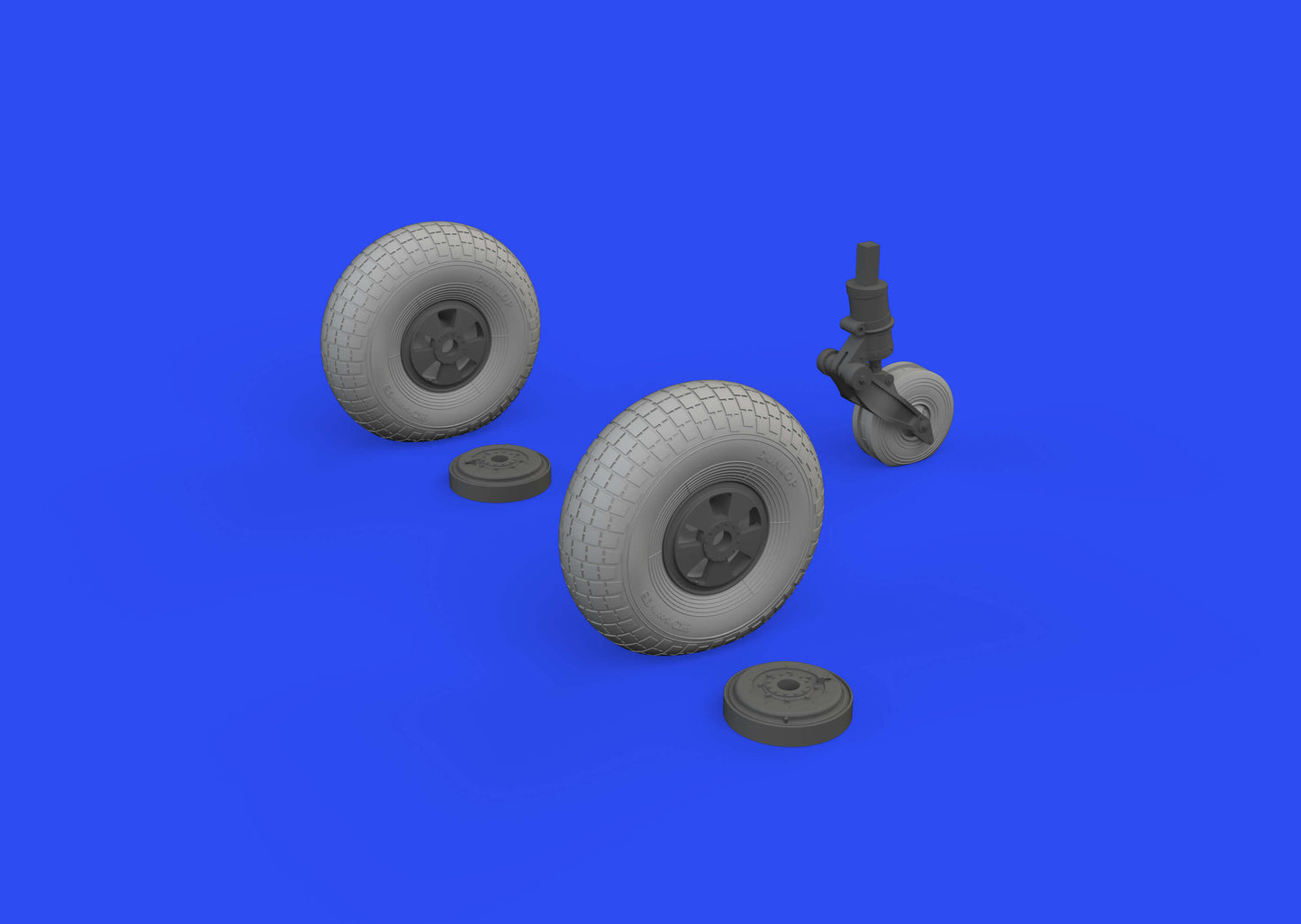 1:48 Mosquito wheels for Tamiya 648746 Eduard Brassin
