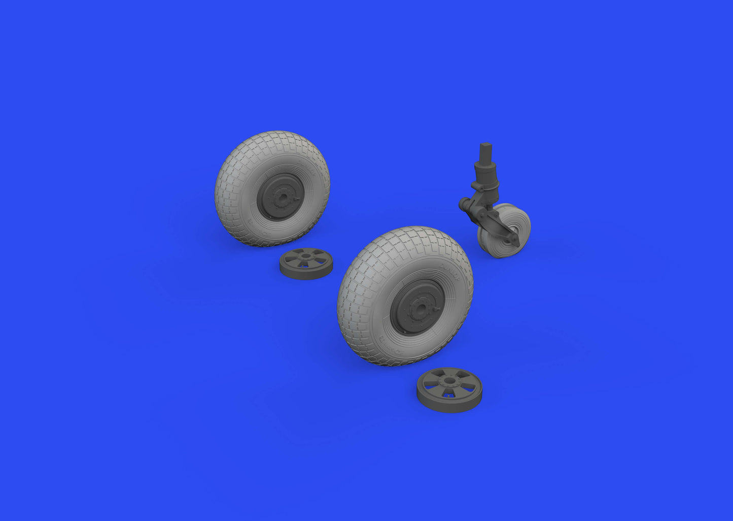 1:48 Mosquito wheels for Tamiya 648746 Eduard Brassin