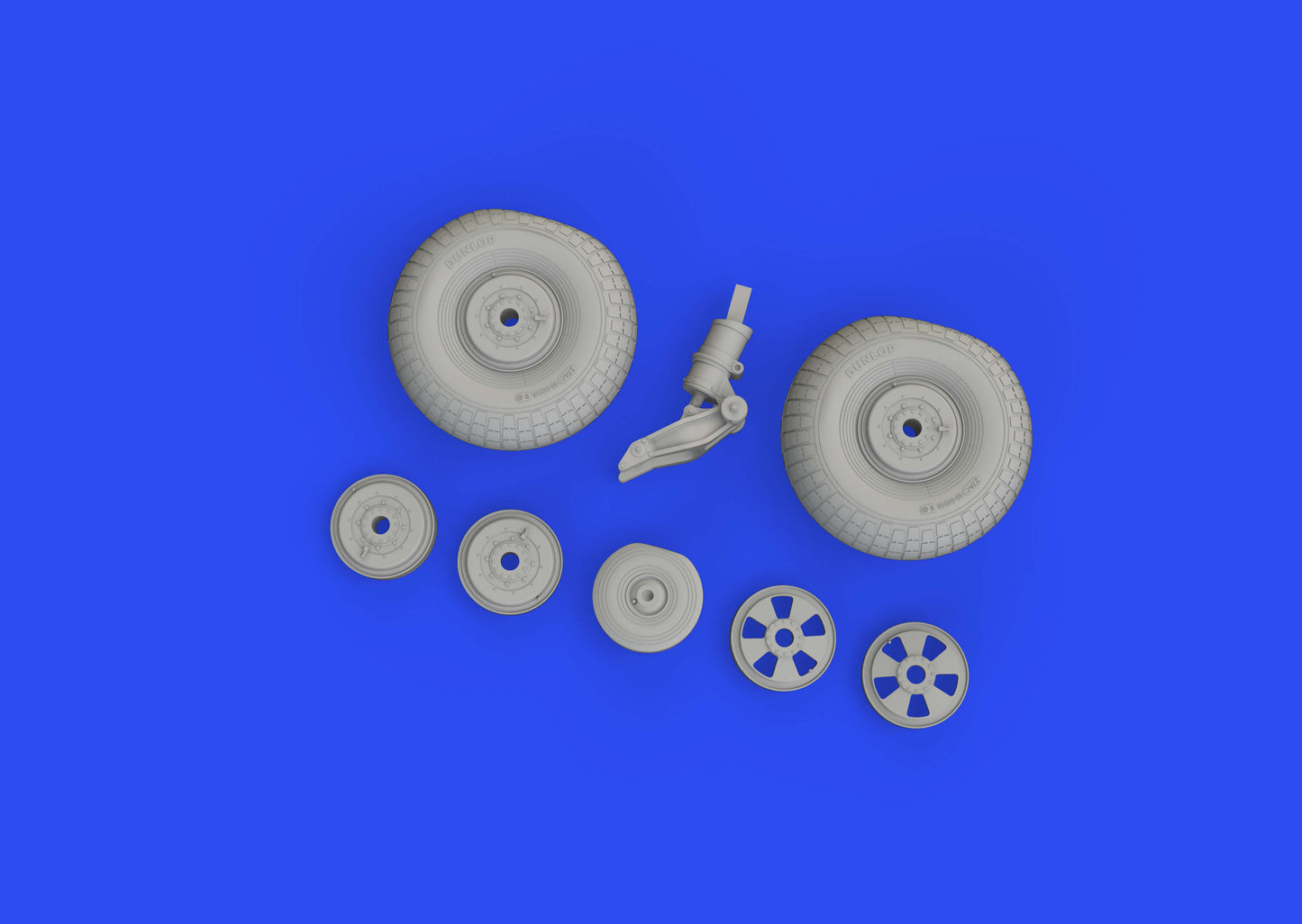 1:48 Mosquito wheels for Tamiya 648746 Eduard Brassin