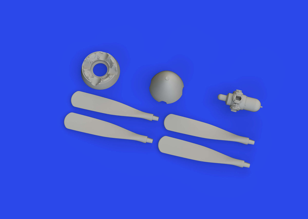 1:72 P-51D Hamilton Standard Propeller Uncuffed PRINT 672362 Eduard Brassin