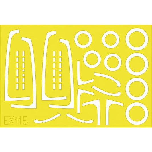 1:48 F-18E Masking Set for Revell EX115 Eduard