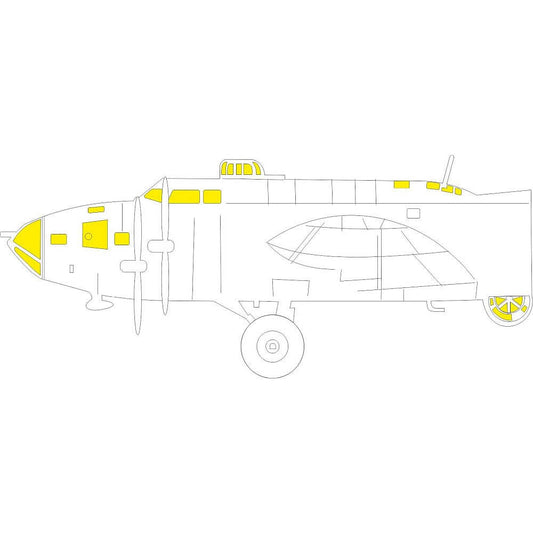 1:48 B-17F Flying Fortress Masking Set for HK Models EX777 Eduard