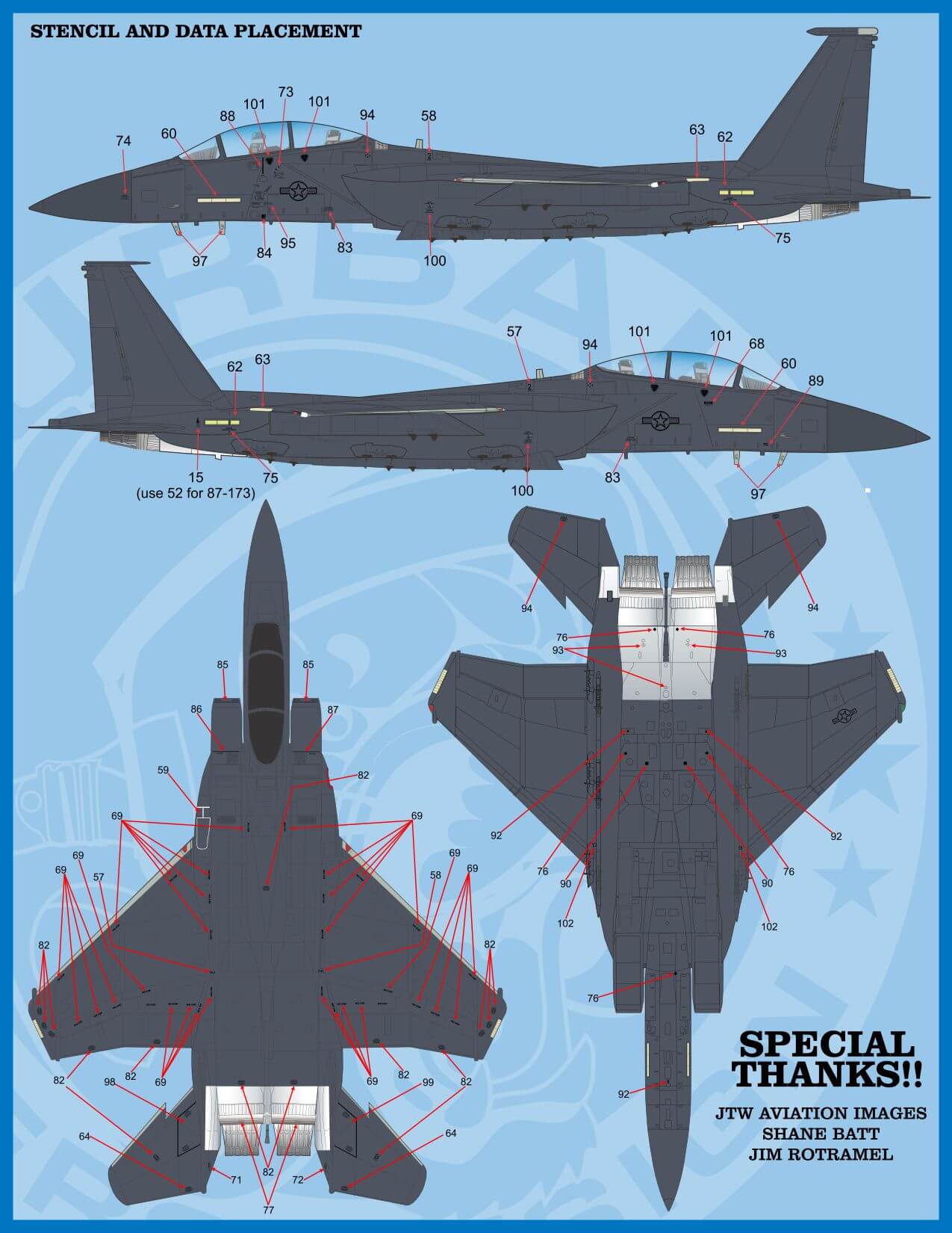 1:48 F-15 Heritage Eagles 48-071 Furball Aero-Design