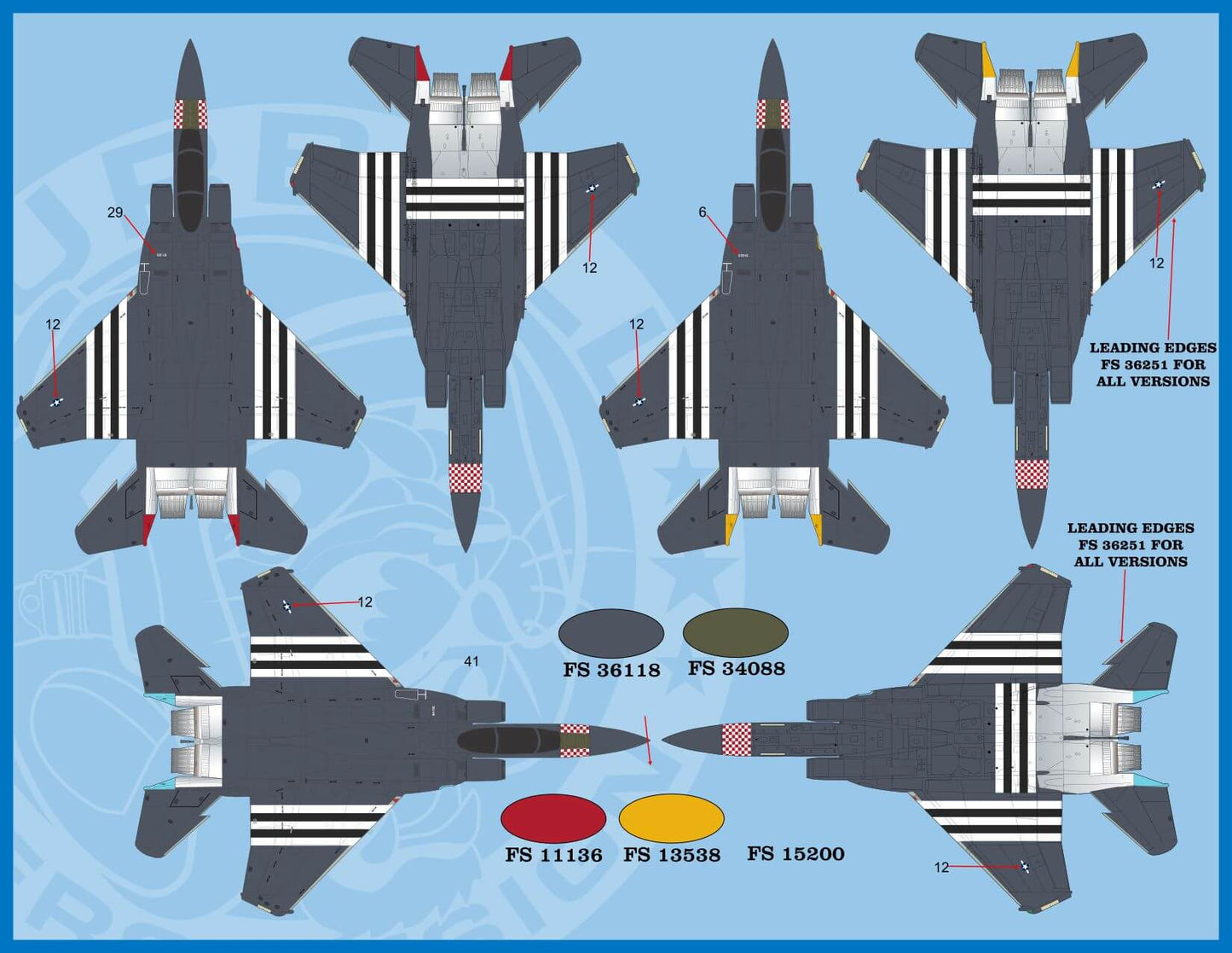 1:48 F-15 Heritage Eagles 48-071 Furball Aero-Design