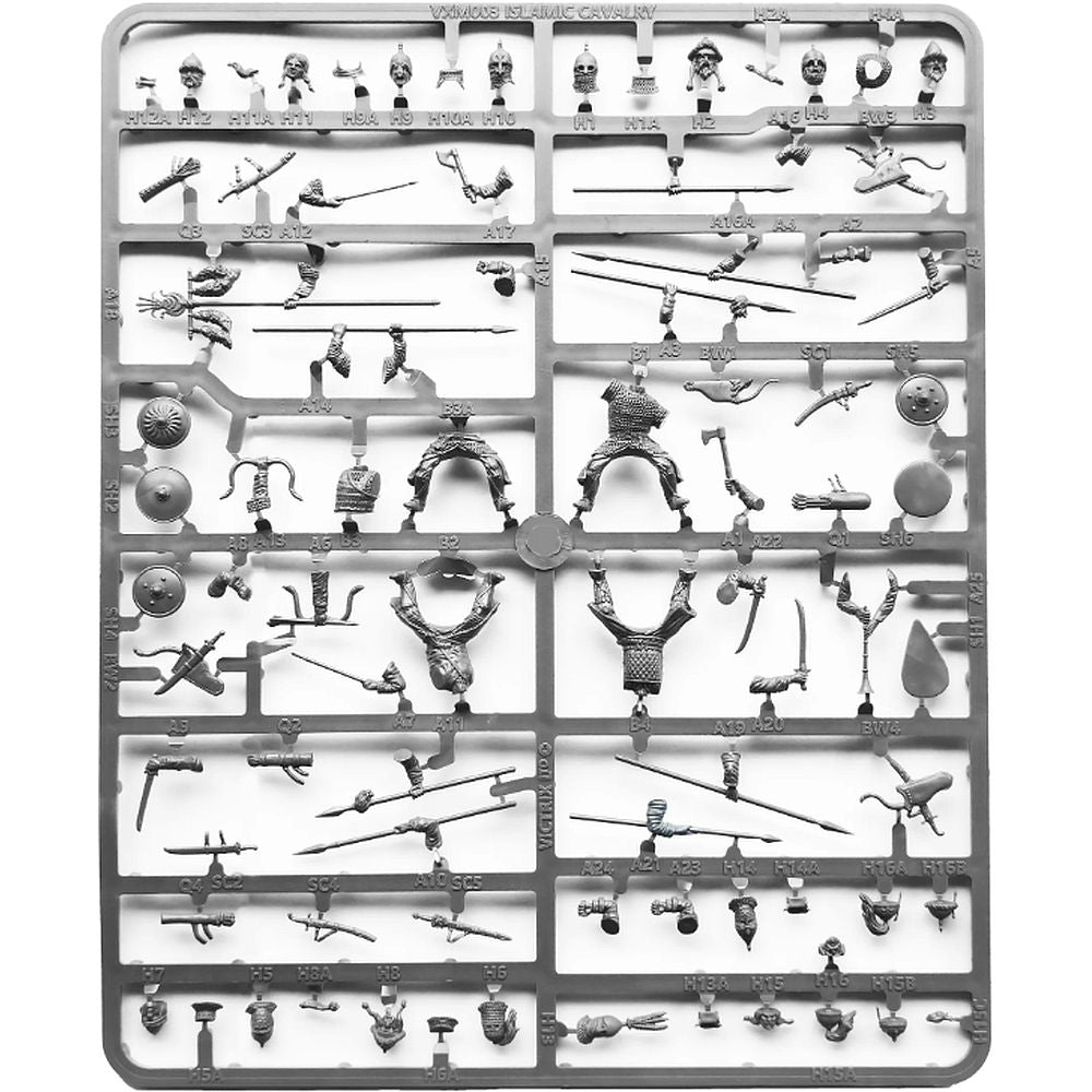 28mm Islamic Cavalry + Horses Sprue Victrix